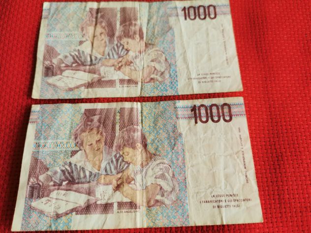 BANCONOTE ( MILLE LIRE ) - Foto 6