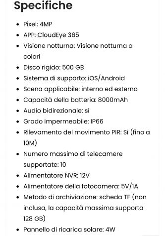 NUOVO !!! KIT VIDEOCAMERE DI SORVEGLIANZA WIRELESS - Foto 4