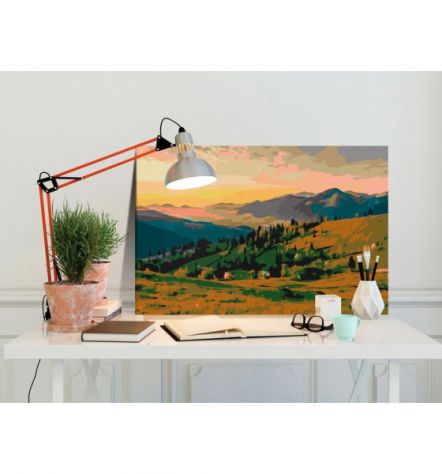 Quadro Fai Da Te 60x40 Cm. Montagne N.3 ARREDALACASA Spedizione Gratis - Foto 2