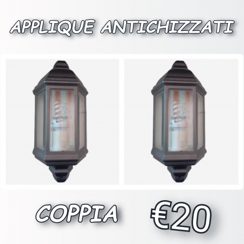 Applique antichizzati coppia