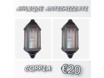 Applique antichizzati coppia