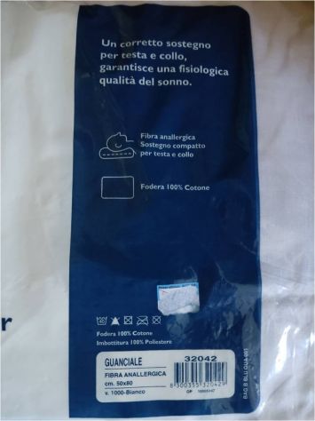 Coppia guanciali cuscini Bassetti Blu - Foto 3