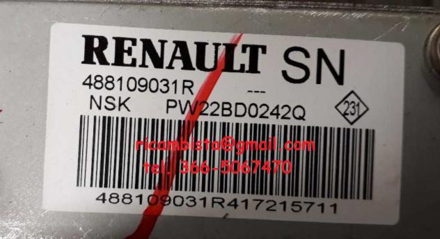 488109031R Renault Megane 1.5 DCI anno 2017 servosterzo elettrico piantone - Foto 2