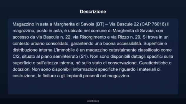 Immobile in asta di 90 m² in vendita a Margherita di Savoia - Foto 3