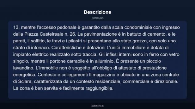 Immobile in asta di 168 m² in vendita a Sciara - Foto 9