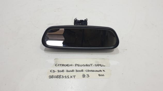 SPECCHIETTO RETROVISORE INTERNO PEUGEOT 208 Serie 98088311XT (19)