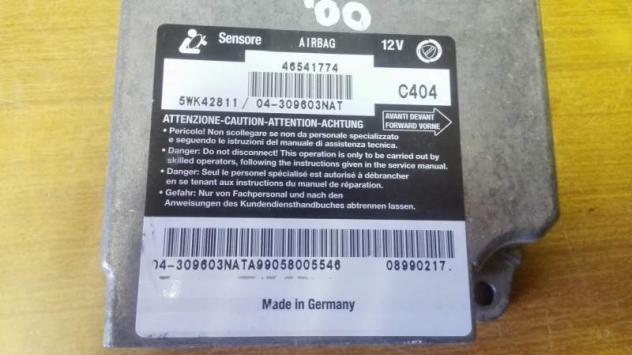 Centralina Sensore Air Bag 46541774 FIAT Bravo Brava Marea 2001 - Foto 2