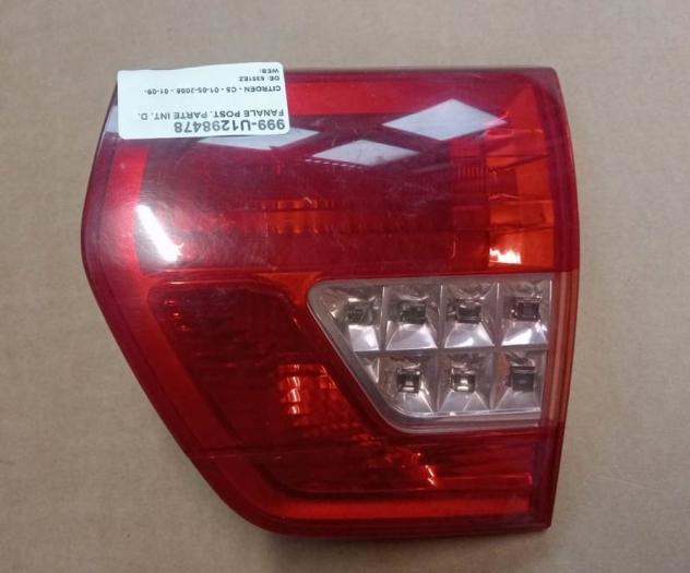 FANALE POST. PARTE INT. D. 999-U1298478 Parti elettriche Fanaleria Fanali Fanale post. dx. CITROEN - C5 - 01-05-2008 - 01-09-2010