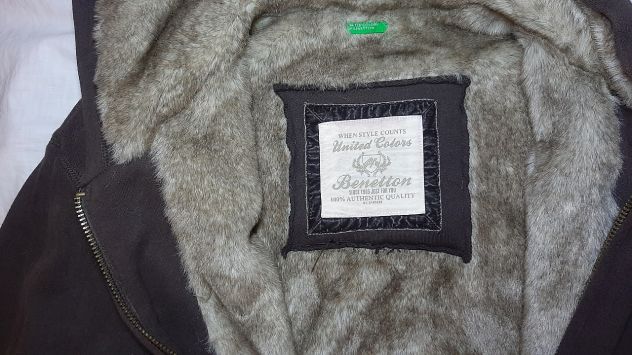 Giacca Benetton con interno in pelo comfort taglia XL - Foto 5