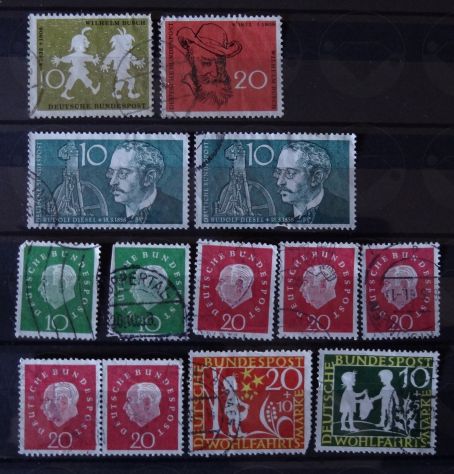 GERMANIA 1948-1998 Lotto di 63 francobolli - Foto 3