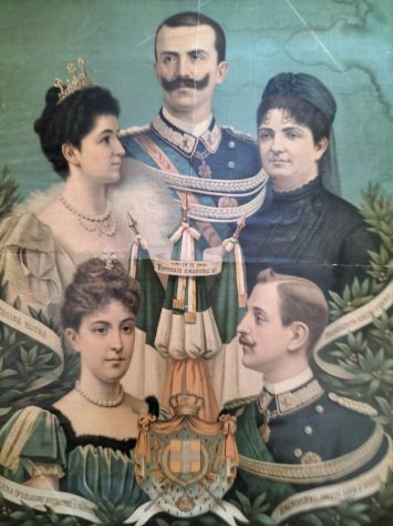 Poster Famiglia Reale Savoia