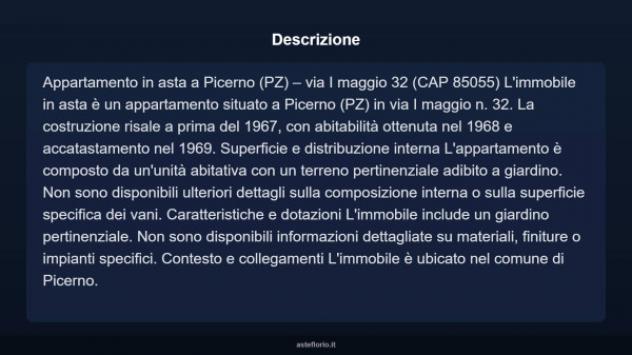 Immobile in asta di 60 m² in vendita a Picerno - Foto 2