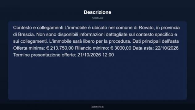 Immobile in asta di 62 m², box auto in vendita a Rovato - Foto 4
