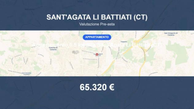Immobile in asta di 105 m² in vendita a Sant'Agata li Battiati