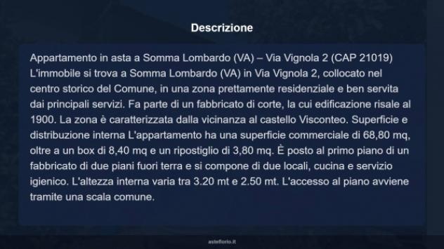 Immobile in asta di 68 m², box auto in vendita a Somma Lombardo - Foto 11