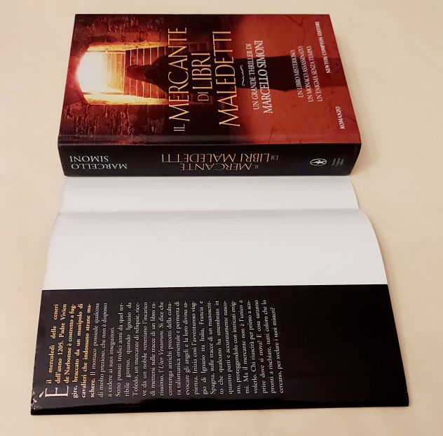 Il mercante di libri maledetti Marcello Simoni Ed.Newton Compton,2011 come nuovo - Foto 4