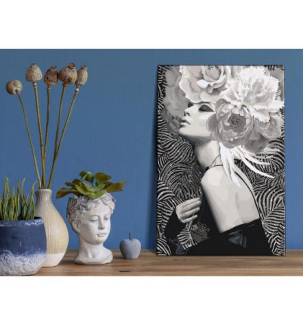 Quadro Fai Da Te Ritratto Femminile N.3 ARREDALACASA Spedizione Gratis - Foto 2
