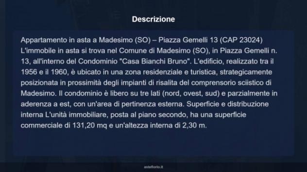 Immobile in asta di 131 m² con più di 5 locali in vendita a Madesimo - Foto 15