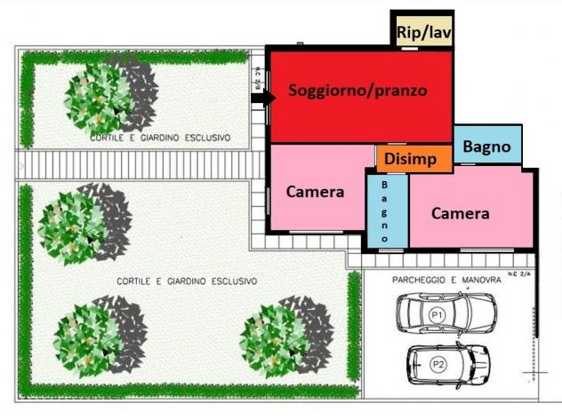 Appartamento in vendita a Pisa 124 mq Rif: 1399738 - Foto 3