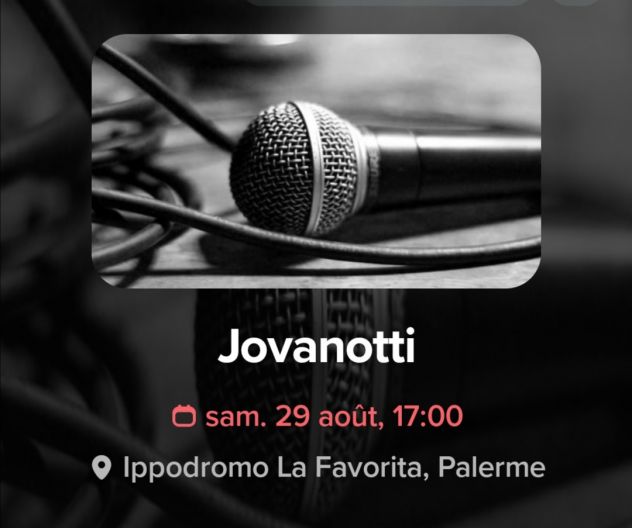 Luogo del concerto