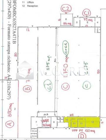 CAPANNONE di 3 vani e di 3025 mq (PEDEROBBA) rif. BL012 - Foto 11