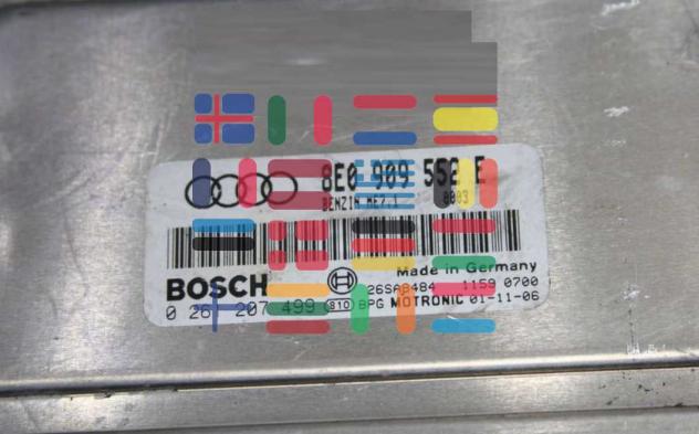 0261207499 8E0909552E Audi A4 centralina motore Bosch - Foto 2