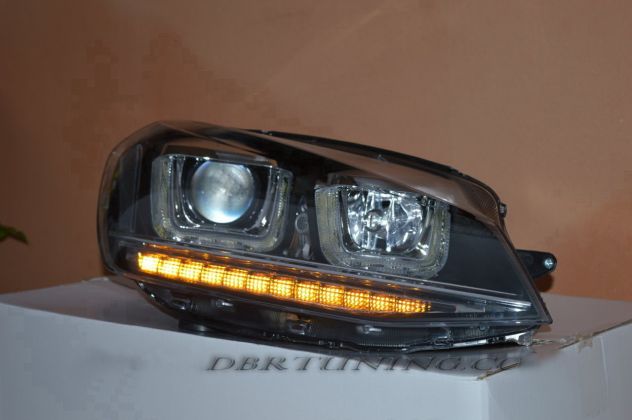 Coppia fari Led VW GOLF 7 look R - Foto 6