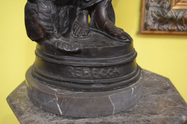 Statua in bronzo Rebecca XX secolo - Foto 10