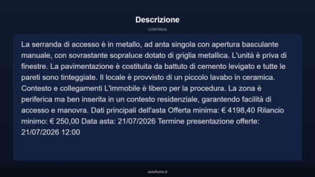Immobile in asta di 15 m² in vendita a Perugia - Foto 9