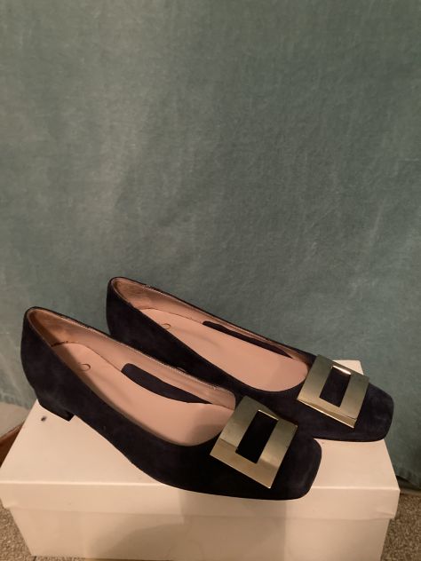 Calzature n 38,5 camoscio blu - Foto 8