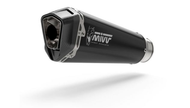 Mivv Delta race scarico acciaio inox black carbonio
