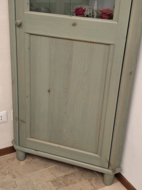 Angoliera in legno credenza pino di Svezia - Foto 7