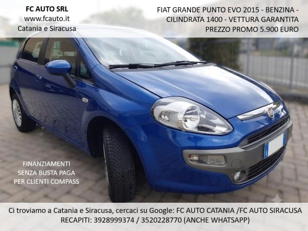 Fiat Punto 1.4 8V 5 porte Easypower Lounge 2015