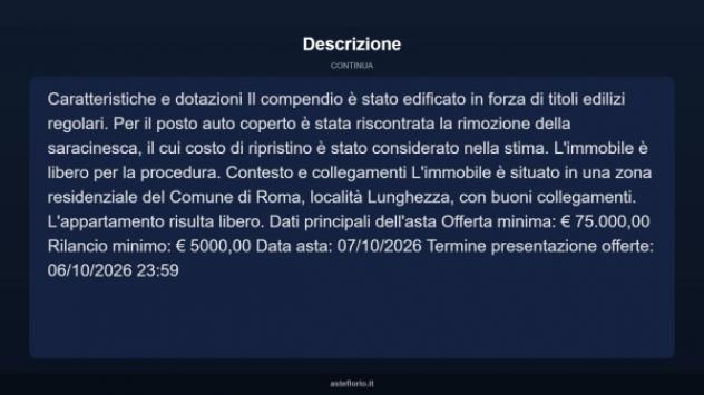 Immobile in asta di 56 m², box auto in vendita a Roma - Foto 16