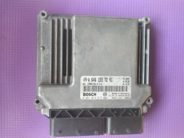 ECU MERCEDES CR3.13 2.2 0281014813 A6461537291 EDC16C2 ECU CENTRALINA MOTORE ME - Foto 2