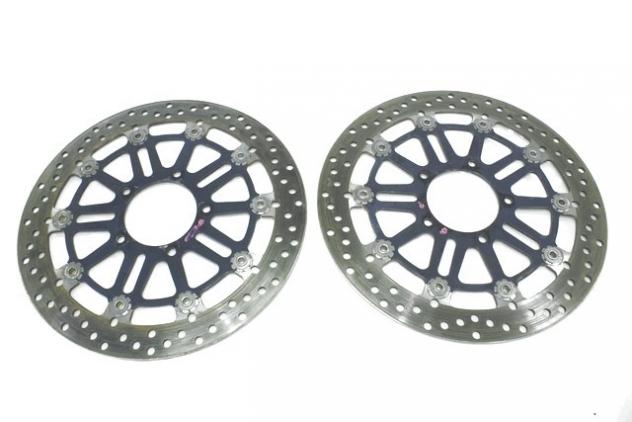 COPPIA DISCHI FRENO ANTERIORI BREMBO MV AGUSTA BRUTALE 800 2012 - 2014 8000B4450 FRONT BRAKE DISCS - Foto 4