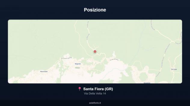 Immobile in asta di 280 m² con più di 5 locali e box auto in vendita a Santa Fiora - Foto 2