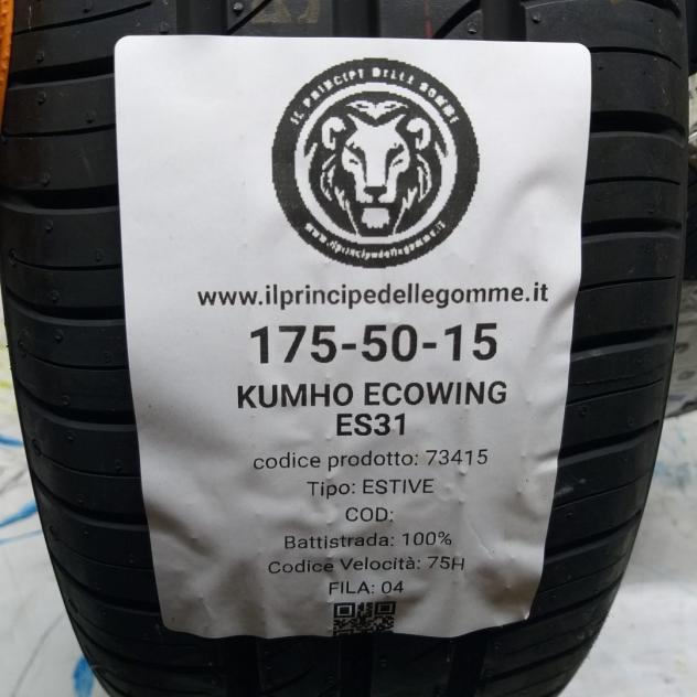 2 GOMME 175 50 15 KUMHO A73415 - Foto 2