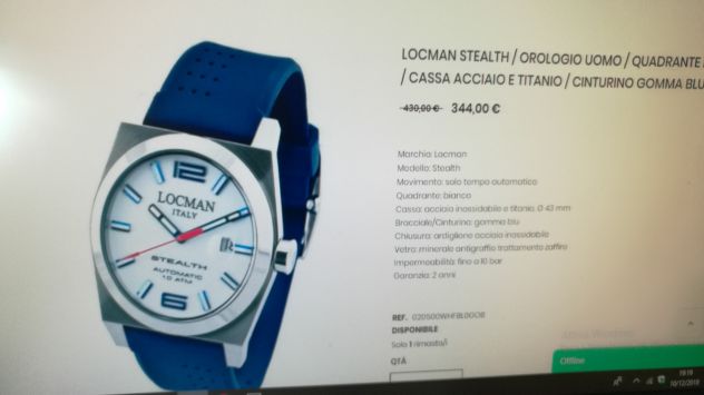 Orologio LOCMAN STEALTH TITANIO DATA ref 201 - Foto 5