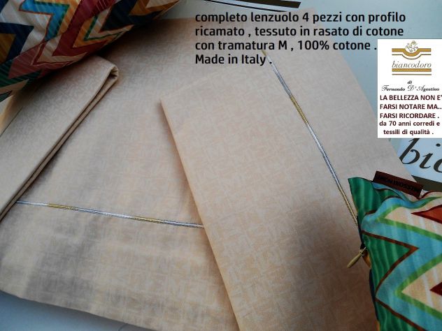 Missoni ; completo lenzuola + copriletto quilt trapuntato - Foto 3