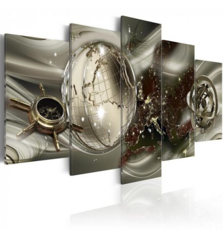 Quadro Con La Bussola Cm.100x50 E 200x100 - ARREDALACASA