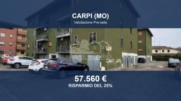 Immobile in asta di 89 m², box auto in vendita a Carpi