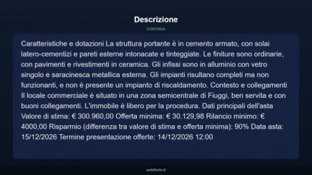 Immobile in asta di 253 m² in vendita a Fiuggi - Foto 4