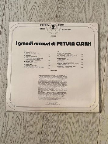 Vinile 33 giri I Grandi Successi Di Petula Clark 1980 - Foto 2