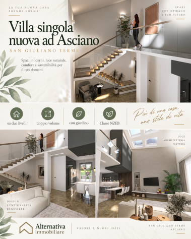Casa singola in vendita a Asciano - San Giuliano Terme 190 mq Rif: 1378928
