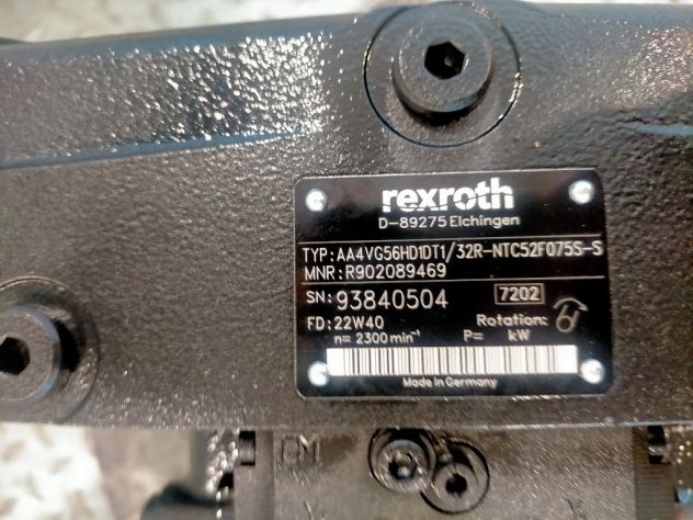 Pompa Rexroth AA4VG56HD1DT1/32R-NTC50F075S-S - Foto 5