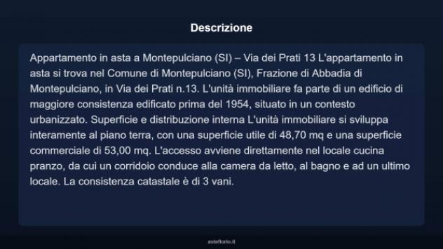 Immobile in asta di 54 m² in vendita a Montepulciano - Foto 4