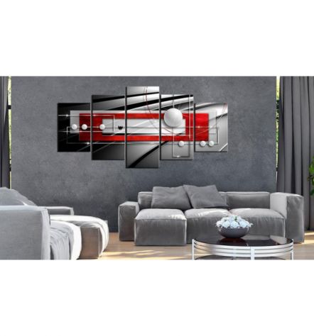 Quadro Multisfera Rosso 100x50 E 200x100 ARREDALACASA - Foto 2