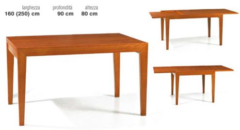 Tavolo moderno in faggio (160x90) - Nuovo
