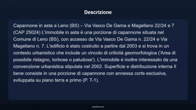 Immobile in asta di 800 m² in vendita a Leno - Foto 3